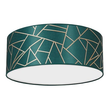 Ceiling light ZIGGY 2xE27/60W/230V green/gold