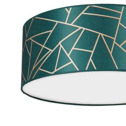 Ceiling light ZIGGY 2xE27/60W/230V green/gold
