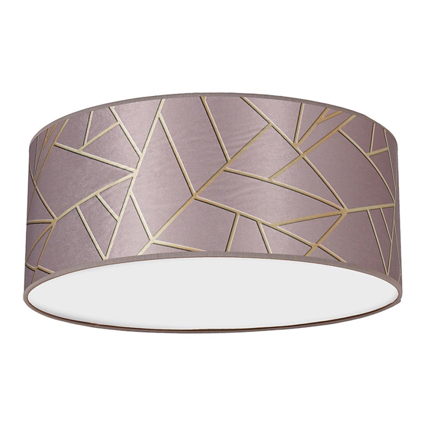 Ceiling light ZIGGY 2xE27/60W/230V pink/gold