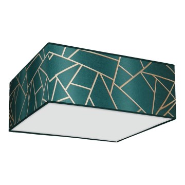 Ceiling light ZIGGY 3xE27/60W/230V green/gold