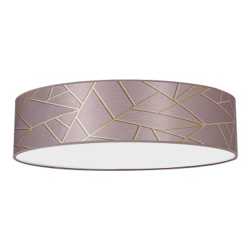 Ceiling light ZIGGY 3xE27/60W/230V pink/gold