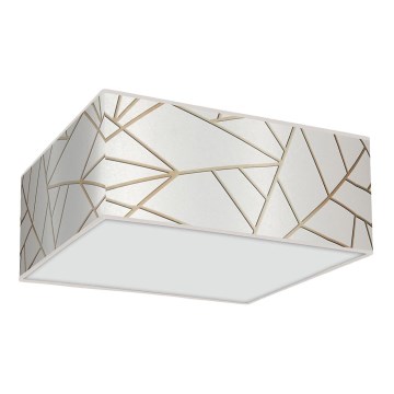 Ceiling light ZIGGY 3xE27/60W/230V white/gold