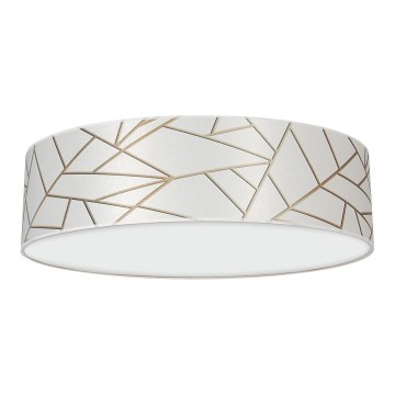 Ceiling light ZIGGY 3xE27/60W/230V white/gold
