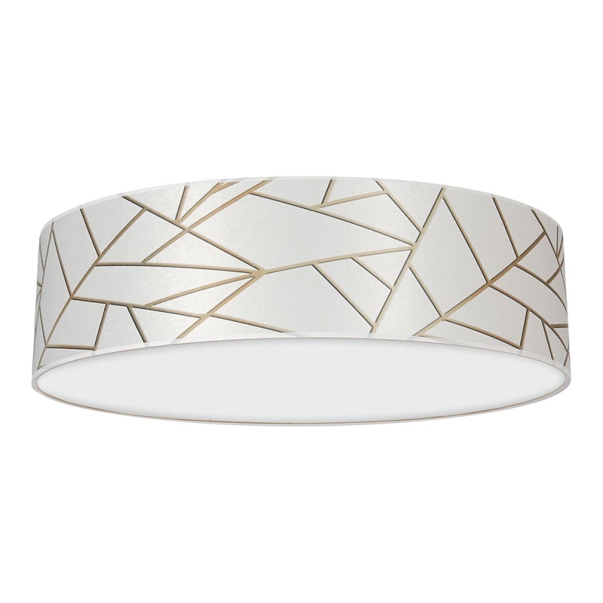 Ceiling light ZIGGY 3xE27/60W/230V white/gold