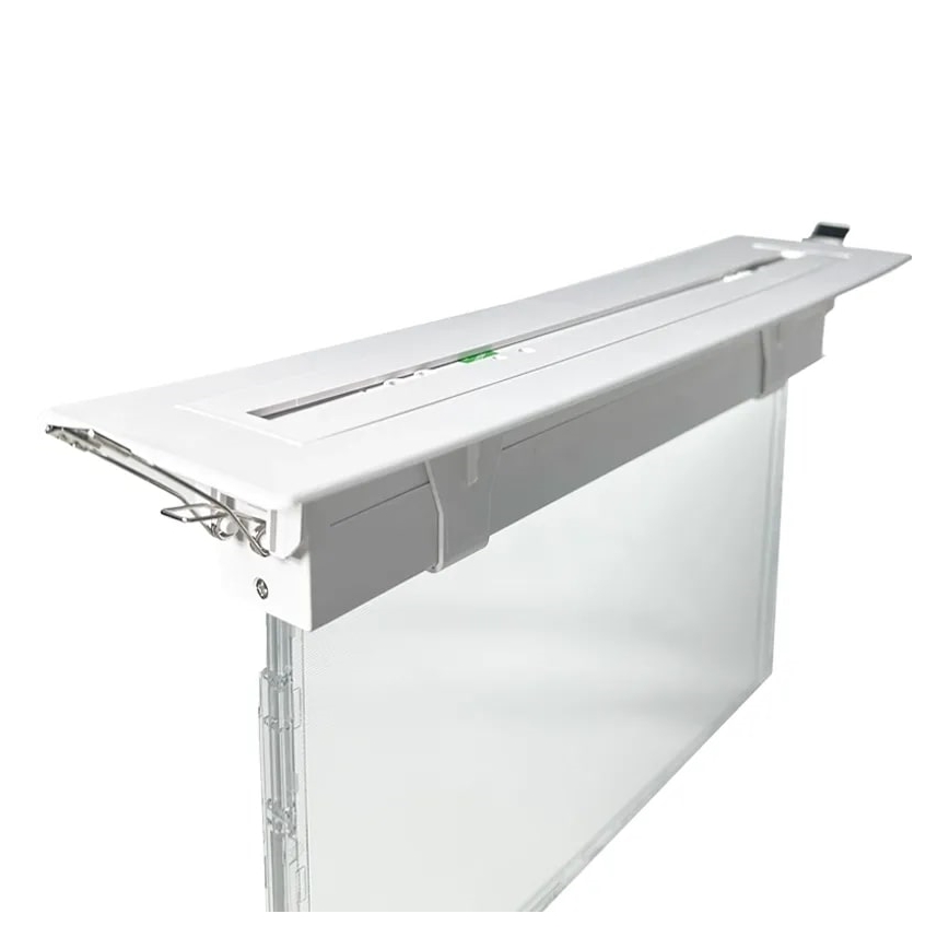 Ceiling mounting set for emergency lights