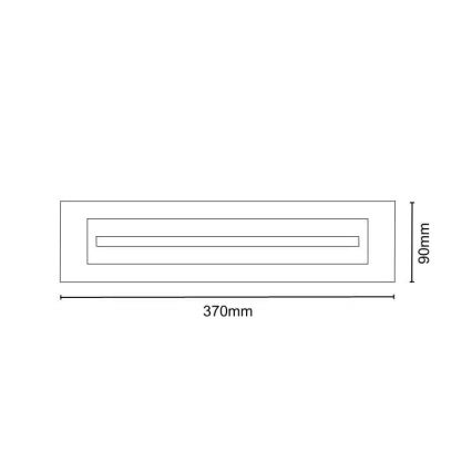 Ceiling mounting set for emergency lights