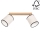 Ceiling spotlight BOHO 2xE27/25W/230V oak - FSC certified