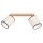 Ceiling spotlight BOHO 2xE27/25W/230V oak