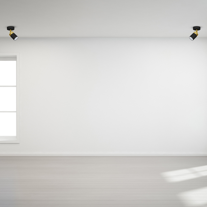Ceiling spotlight JOKER 1xGU10/25W/230V black