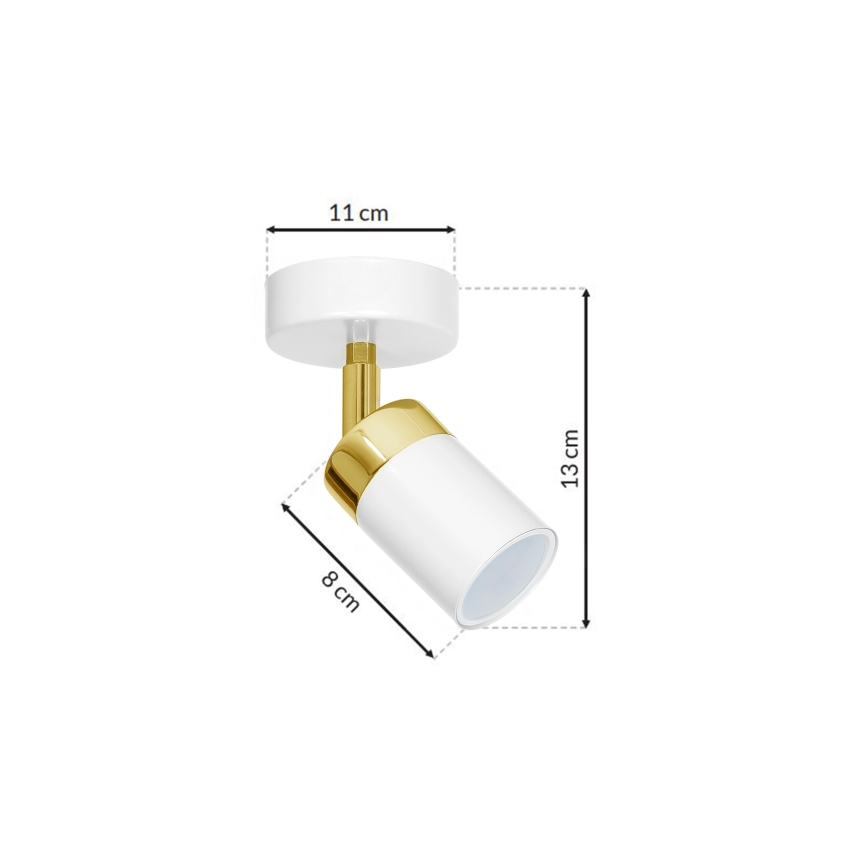 Ceiling spotlight JOKER 1xGU10/25W/230V white