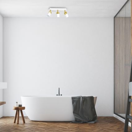 Ceiling spotlight JOKER 3xGU10/25W/230V white