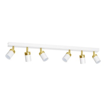 Ceiling spotlight JOKER 6xGU10/25W/230V white