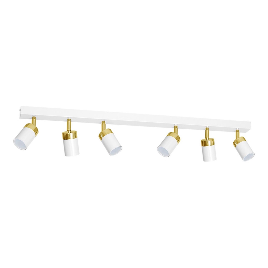 Ceiling spotlight JOKER 6xGU10/25W/230V white