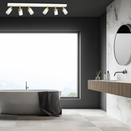 Ceiling spotlight JOKER 6xGU10/25W/230V white