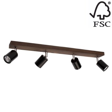 Ceiling spotlight MANARA 4xGU10/5W/230V pine - FSC certified