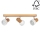 Ceiling spotlight NEL 3xE27/15W/230V pine - FSC certified