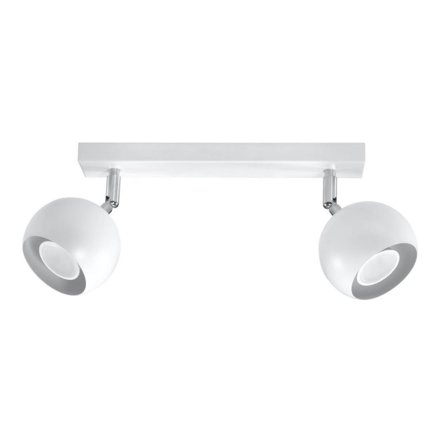 Ceiling spotlight OCULARE 2xGU10/10W/230V