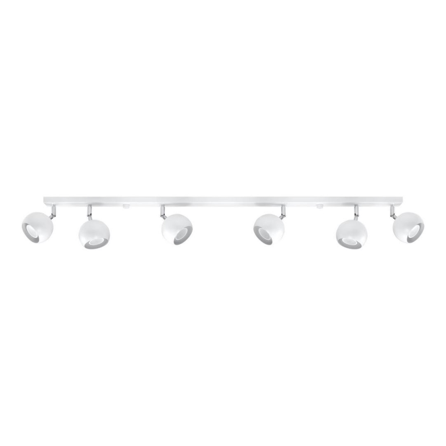 Ceiling spotlight OCULARE 6xGU10/10W/230V