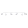 Ceiling spotlight OCULARE 6xGU10/10W/230V