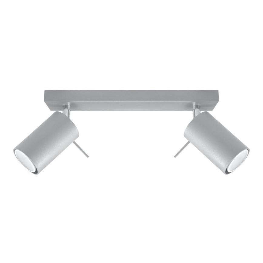 Ceiling spotlight RING 2xGU10/10W/230V