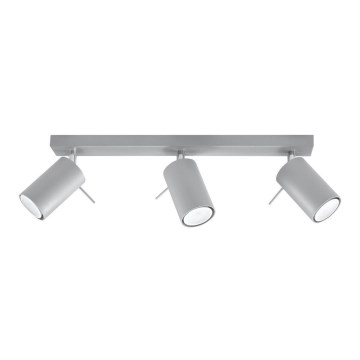 Ceiling spotlight RING 3xGU10/10W/230V