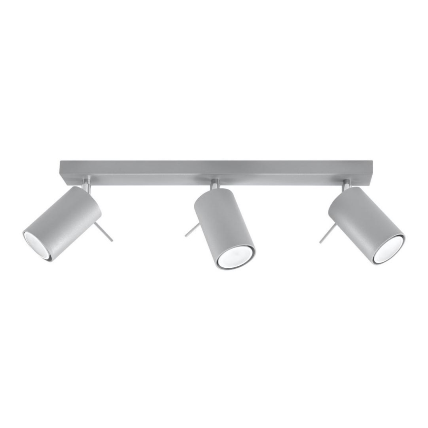 Ceiling spotlight RING 3xGU10/10W/230V