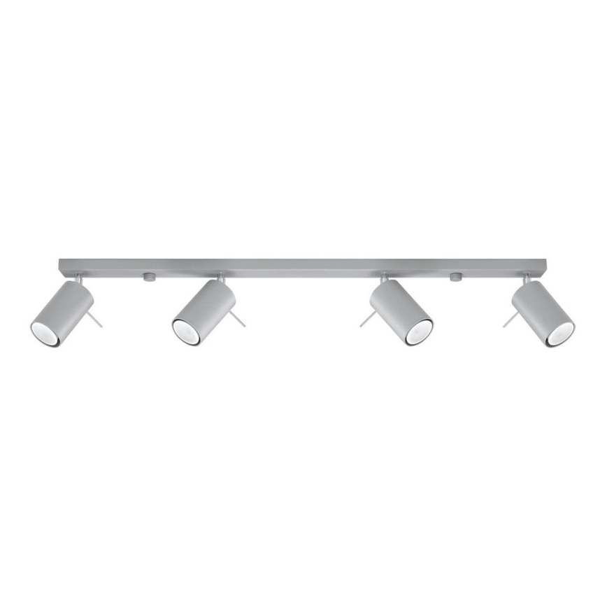 Ceiling spotlight RING 4xGU10/10W/230V