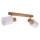 Ceiling spotlight TRENDY 2xE27/15W/230V pine