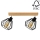 Ceiling spotlight VENTI 2xE27/15W/230V oak - FSC certified