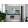 CELESTE 180 cm High-Gloss Grey Kitchen Unit