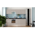 CELESTE 240 cm glossy taupe kitchen unit