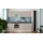 CELESTE 240 cm glossy taupe kitchen unit