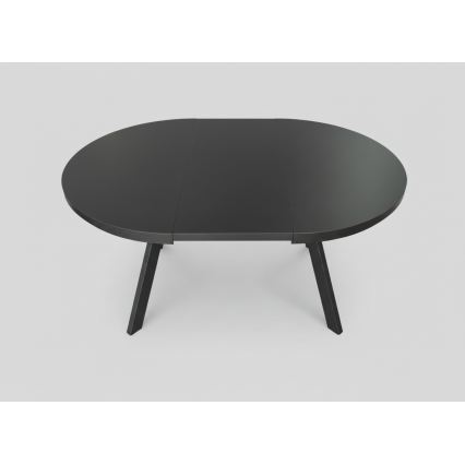 CENTRO Extendable Dining Table 100/140x77 cm, Black