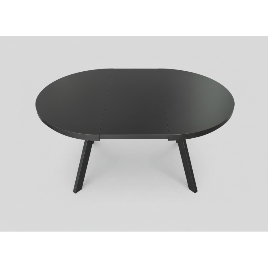 CENTRO Extendable Dining Table 100/140x77 cm, Black