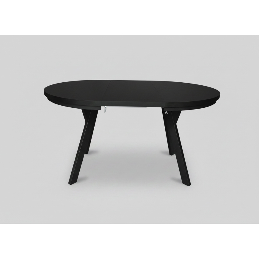 CENTRO Extendable Dining Table 100/140x77 cm, Black