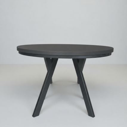 CENTRO Extendable Dining Table 100/140x77 cm, Black