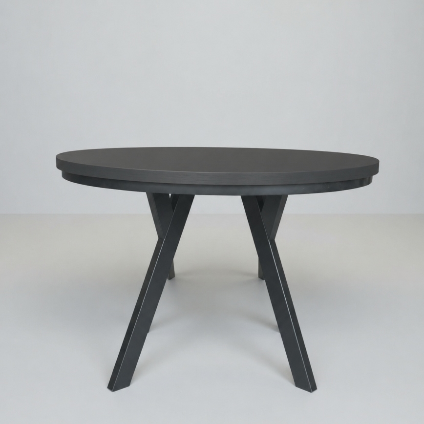 CENTRO Extendable Dining Table 100/140x77 cm, Black