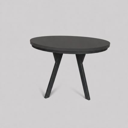 CENTRO Extendable Dining Table 100/140x77 cm, Black