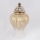 Ceramic jar 35x18,5 cm gold/white
