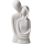 Ceramic tabletop decoration 20x9,5x7,5 cm grey