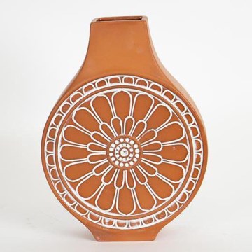Ceramic vase 28,7x21,3x8,1 cm brick