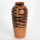 Ceramic vase 28,8x13,5 cm brick/black