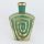 Ceramic vase 30x20,2 cm green/gold