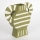 Ceramic vase 32x30,8 cm green