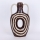 Ceramic vase 39x21,8 brown