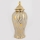 Ceramic vase 42,6x18,8 cm gold/silver