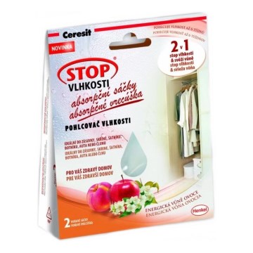 Ceresit - Moisture-absorbing sachets 2x 50 g Energizing Fruit