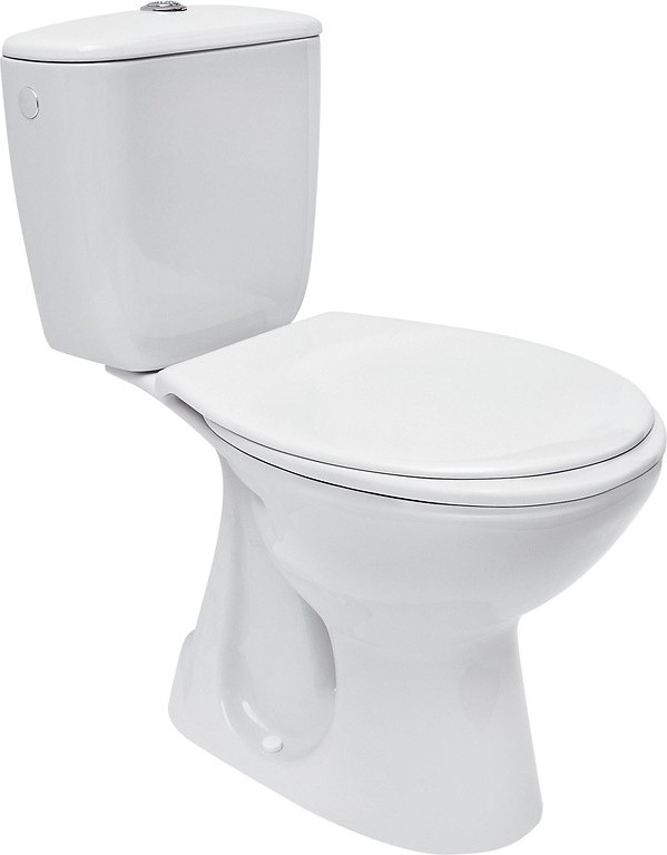 Cersanit K08-029 - Floor-standing toilet with a toilet seat PRESIDENT ceramics/white