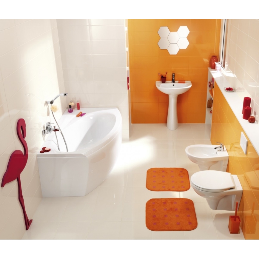 Cersanit K08-029 - Floor-standing toilet with a toilet seat PRESIDENT ceramics/white