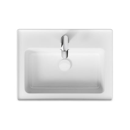 Cersanit K114-006 - Built-in washbasin CREA 44.5 x 60 cm, ceramic / glossy white